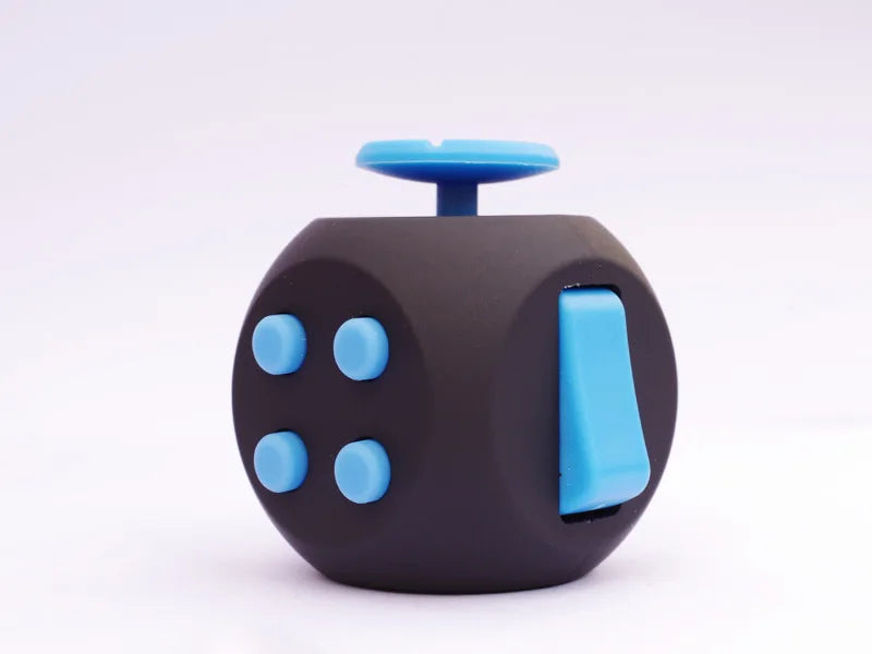 Fidget Cube Toy,Edc Fidgeting Toys anti Stress Relief Toys,Anxiety Antistress Sensory Toy for Adults Kids Autism ADHD 6 Sides