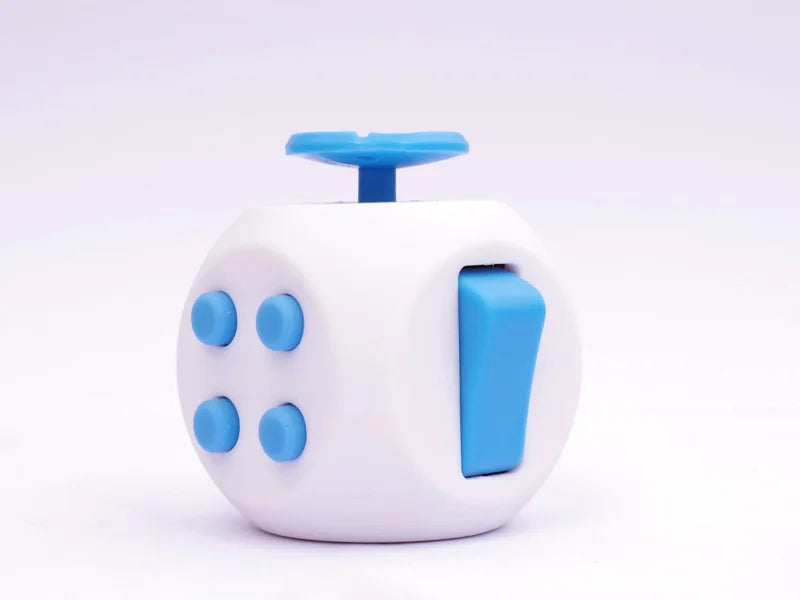 Fidget Cube Toy,Edc Fidgeting Toys anti Stress Relief Toys,Anxiety Antistress Sensory Toy for Adults Kids Autism ADHD 6 Sides